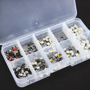 Excellway PB01 250Pcs 10 Types Tactile Push Button Touch Switch Remote Keys