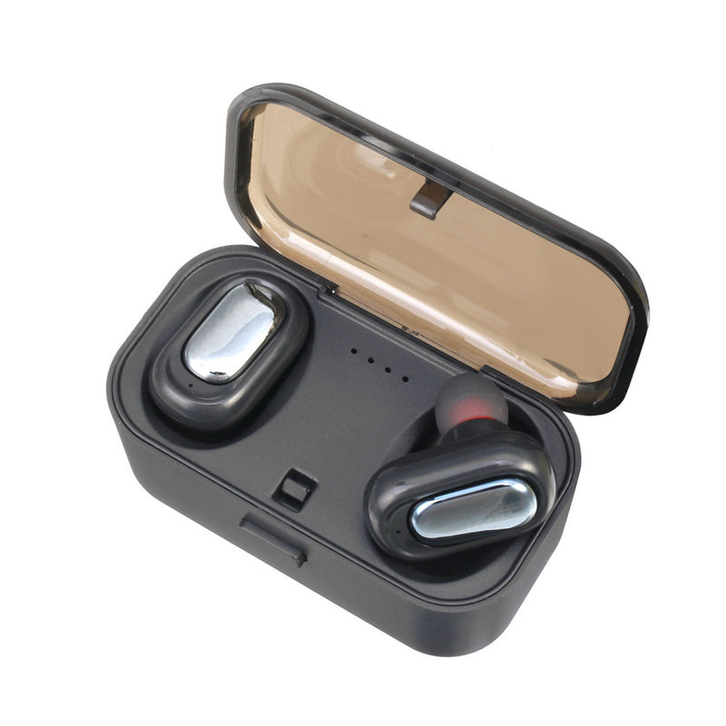 L1 Mini TWS bluetooth 5.0 Headset Wireless HiFi Stereo Sport Headphones Noise Cancelling Earphone with Charging Case for Xiaomi Huawei