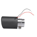 Matte Carbon Fiber Car Exhaust Pipe Tail Muffler Tip LED Light 63mm IN-102mm OUT