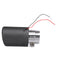 Matte Carbon Fiber Car Exhaust Pipe Tail Muffler Tip LED Light 63mm IN-102mm OUT