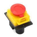 250V Universal DKLD DZ-6-2 15 Amp NVR Switch Emergency Stop Saftey Red Cut Off Killer