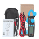 BSIDE ACM91 Digital AC/DC Current Clamp Meter Auto-Range Car Repair TRMS Multimeter Live Check NCV Frequency Capacitor Tester-Blue