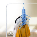 Honana Home 360 Degree Rotation Multifunctional Foldable 8 in 1 Cloth Hanger