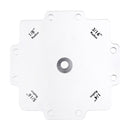 Engineering Plastic 1/8 to 1 Inch Radius Jig Router Templates Set Radius Quick-Jig Router Bit Templates Router Table Corner Jig For Routing Round Corner