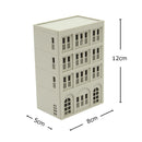Models Railway Modern 4-Story Office Building Unpainted Scale 1:160 N FOR GUNDAM