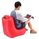 IPRee 190T Polyester 120x60x48cm Air Inflatable Folding Chair Water Resistant Sofa Max Load 150kg