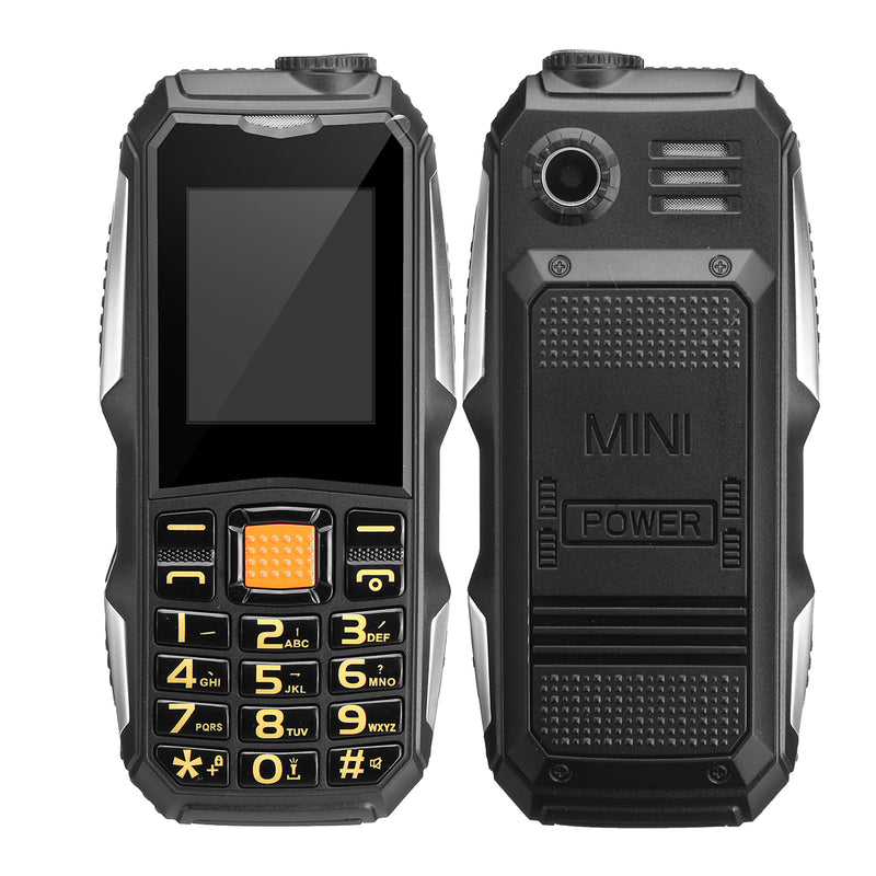 HAIYU H1 2.0 Inch 4800mAh Flashlight FM MP3 Power Bank Dual SIM Long Standby Mini Feature Phone