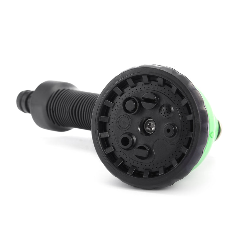 Gardening 7-Pattern Revolver Spray Nozzle Green Watering Multifunctional Spinkle