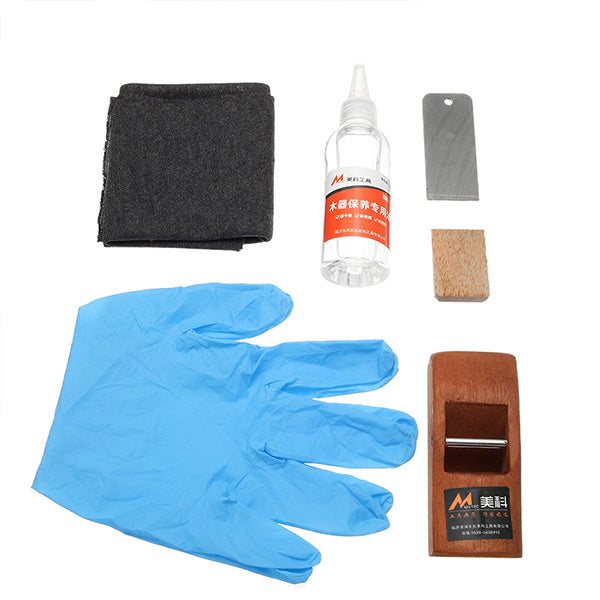 MYTEC MC01099 DIY Small Wooden Planing Push Planer Carpenter Tool Set