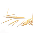 P048-J 100 Pcs/ Pack Spring Test Probe Phosphor Bronze Tube Gold-Plated Electrical Instrument Tool For Testing Circuit Board