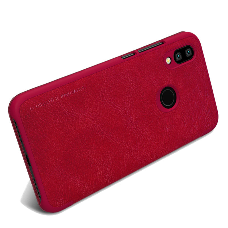 NILLKIN Flip Shockproof Card Slot Holder PU Leather Protective Case for Xiaomi Redimi 7
