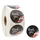 500Pcs/Set Round Thank You Stickers Paper Envelope Packaging Gift Label Roll Tape