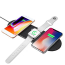 Bakeey 3 IN1 Qi Wireless Charger Pad for For Apple Watch 4 3 2 1 for iPhone X XR Xs Max Fast Wireless Charger Pad