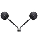 Diameter 85mm Retro Round Rearview Motorcycle Mirrors Long/Short Handle For Harley Davidson
