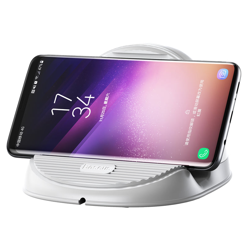 Baseus 7.5W 10W Non-slip Desktop Qi Wireless Fast Charger Fan Cooling for iPhone X S8 S9