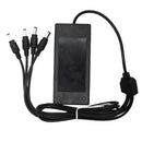 AC 100-240V To DC 12V 5A 60W Power Supply Adapter Universal Charger W/ Four DC Output