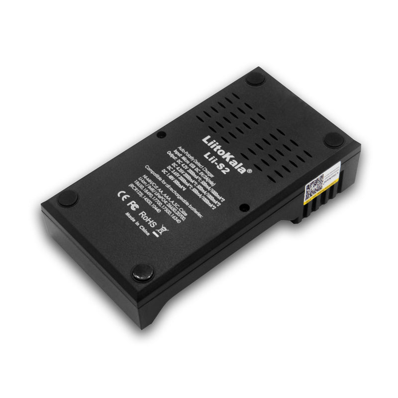 LiitoKala LII-S2 LCD Battery Charger 3.7V 18650 18350 18500 16340 21700 20700B 20700 14500 26650