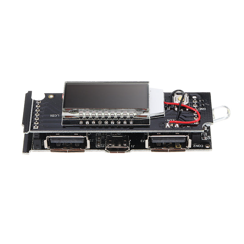 5V 1A/2.1A Dual USB Lithium Battery Charging Board with LCD Display Output Charger Module DIY Charger