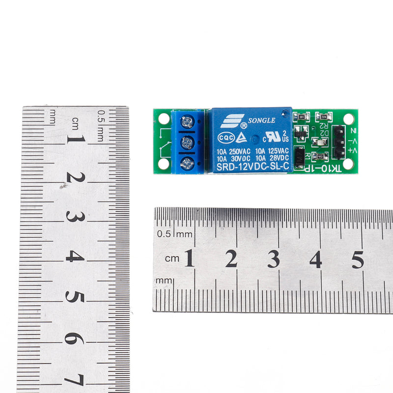 TK10-1P 1 Channel Relay Module High Level 10A MCU Expansion Relay 5V/12V/24V