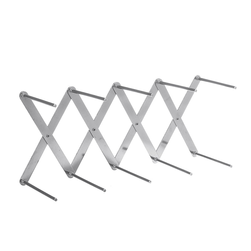 Stainless Steel Kitchen Storage Rack Adjustable Retractable Kitchen Pan Pot Organizer