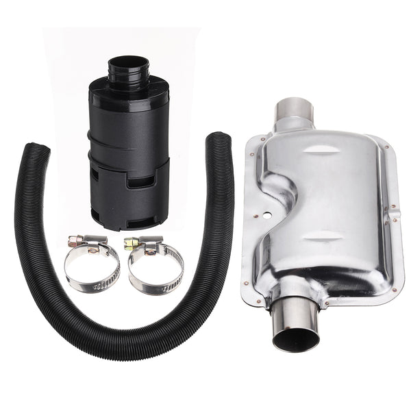 24mm Exhaust Silencer + 25mm Intake Filter + Induction Pipe Hose For Auto Car Air Diesel Heater