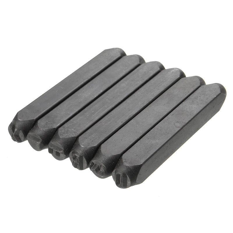 36pcs 6mm Steel Punch Alphabet Letter Number Stamp Tool Metal Leather Craft