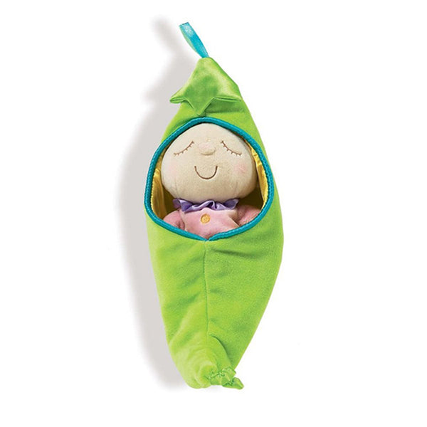 Kids Pea Baby Plush Toy Children Snuggle Pod Sleeping Placate Doll