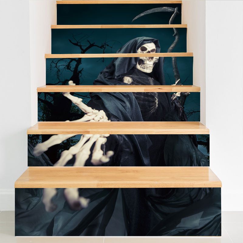Miico LT005 Halloween Sticker 3D Stair Stickers Removable Self-adhesive Wall Floor Decals Wall Stickers