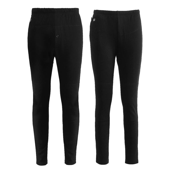 Women Men USB Powered Electric Heated Pants Winter Outdoor Hiking Heating Slim Leggings Warm Trousers
