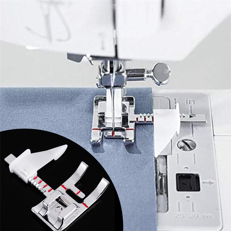Adjustable Ruler Guide Sewing Machine Presser Foot With IDT System 1/3 Inch 1/4 Inch Sewing