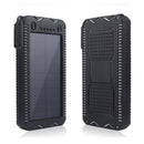 Bakeey 12000mAh LED Flashlight Solar Waterproof  Fast Charging DIY Power Bank Case For iPhone XS 11 Pro Huawei P30 Pro Mate 30 5G Xiaomi 9Pro Redmi K30 S10+ Note10 5G