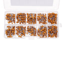 500pcs 10 Values Each 50 0.1uF-10uF(104~106) 50V Multilayer Ceramic Capacitor Assorted Kit Assortment Set with Storage Box