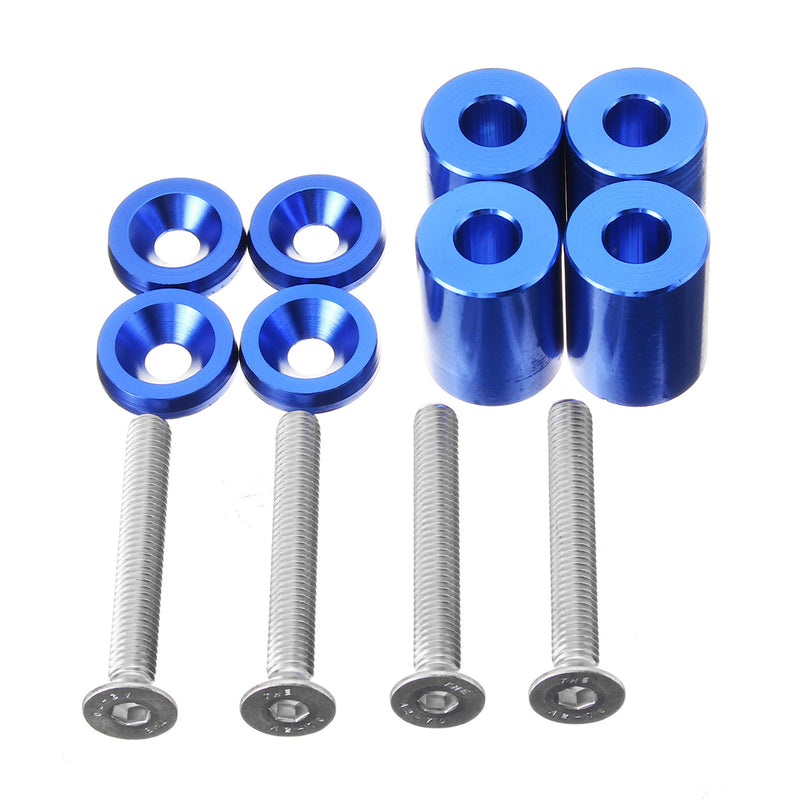 6mm Racing 1inch Billet Hood Vent Spacer Riser Kits For Car Auto Turbo Engine Motor