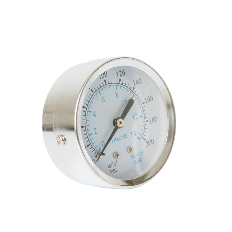 TS-Y60Z8-14kg/cm 63mm 0-14kg/cm 0-200psi Dial 1/8 NPT Pressure Gauge
