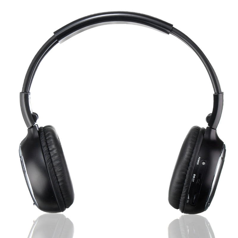 IR2008 Wireless bluetooth Rear Car DVD Player Infrared Stereo Foldable Headphone 2CH for Phone Cars