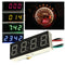 DC 7-30V Digital LED Clock For Car Truck Motorcycle Motor 24 Hour Time