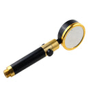 360 Degree Rotating Space Aluminum Pressurized Shower Head with Stop Water Switch Handheld Shower Sprinker