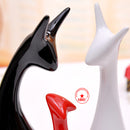 Three-browed Deer Modern Minimalist Creative Home Accessories Decoration Wedding Room Decoration Ceramic Crafts Three Family Deer
