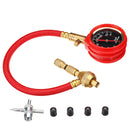 Tyre Deflator Rapid Tire Air Pressure Gauge Pointer Dial Valve Tool Kit