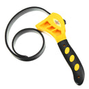 8 inch Rubber Adjustable Strap Car Truck Oil Filter Wrench Set Home Wrench Open Bottle Cap