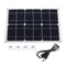 20W Actual Dual USB 18V Solar Panel Charger Cell Phone Battery Charger For Cycling Climbing Hiking Camping Traveling