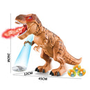Children Toys Amazing Spray Electric Walking Dinosaur Toy Tyrannosaurus Rex Lay Eggs Lights Roar Sounds Kids Boy Birthday Gifts
