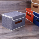 Cotton Linen Books Sundries Thickening Storage Box Collapsible Clothing Organizer Clothes Storage Bag