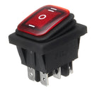 On-Off-On 6 Pin 12V Car Boat LED Light Rocker Toggle Switch Latching Waterproof
