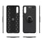 C-KU Protective Case For Samsung Galaxy A70 2019 360 Rotating Ring Grip Kicktand Back Cover