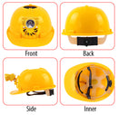 Construction Hard Hat Safety Protect Work Helmet with Solar Powered Cooling Fan