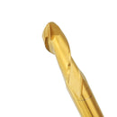 Drillpro 6mm Shank 2 Flutes Ball Nose End Mill Cutter 15/17/22mm Titanium Coated CNC Cutting Tool