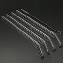 4Pcs/Set Wedding Birthday Party Transparent Glass Drinking Straw