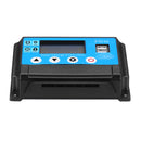 Excellway 10/20/30/40/50A 12V 24V Auto Solar Panel Solar Charge Controller Battery Charge Adapter LCD USB