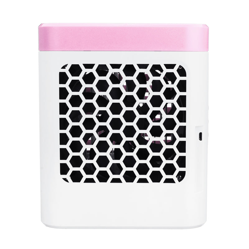 USB Portable Electric Mini Air Cooler 3 Modes Wind Speed Negative Ion Cooling Fan
